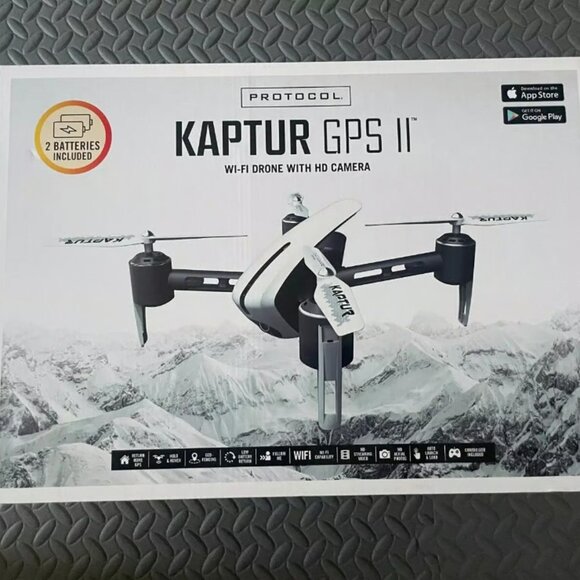 Protocol Kaptur GPS II Wi-Fi Drone with HD Camera, In Hand! - Picture 1 of 4